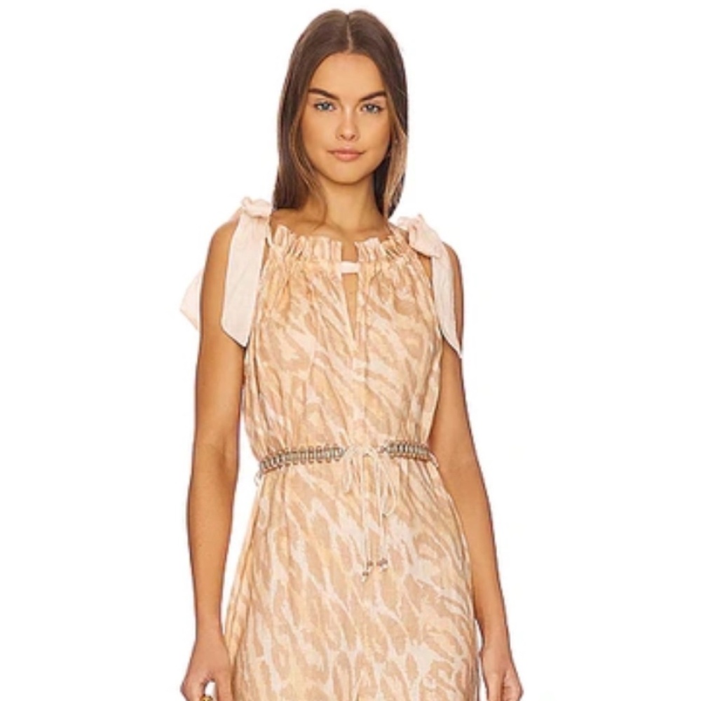 Zimmermann Violet Tie Jumpsuit